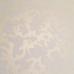 Vtg Wallpaper Sample Sheet Neutral Color Design Camellia Craft Supply Dollhouse